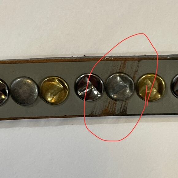 Free People "Taking Back Studded Belt", women's. - Picture 3 of 8